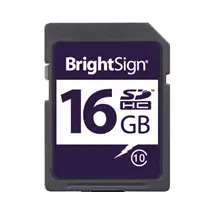 Brightsign  | BrightSign 16GB SDHC Class 10. Capacity: 16 GB, Flash card type: SDHC,