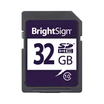 Brightsign  | BrightSign 32GB SDHC Class 10. Capacity: 32 GB, Flash card type: SDHC,