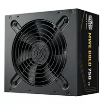 Cooler Master 750W MWE Gold V3 ATX 3.1 PSU, Fully Wired, HDB Bearing
