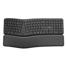 Keyboards | Trust Keyra Ergonomic multidevice wireless keyboard - Black