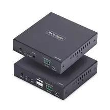 StarTech.com HDMI KVM Extender Over IP Network, 4K 60Hz, Driverless,