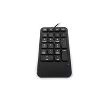 Numeric Keypads | Accuratus 100 numeric keypad Universal USB Black | In Stock