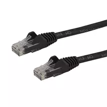 StarTech.com 15ft CAT6 Ethernet Cable  Black CAT 6 Gigabit Ethernet