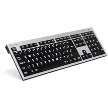 Logickeyboard LKBLPRNTWBAJPUUK keyboard Office USB QWERTY US English
