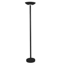Alba LED Floor Lamp Steel H185cm Head Diameter 35cm Weighted Base