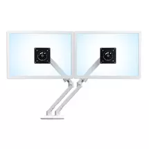 Ergotron MX Series Desk Dual Monitor Arm 61 cm (24") White