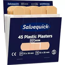 Salvequick | Cederroth Salvequick Plastic Plaster Refill (Pack 270) - CD5