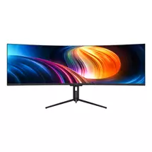 V7 49" USBC (65W PD) Viewable Curved Monitor  DQHD  5120 x 1440