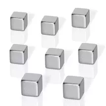 Be!Board | Sigel BeBoard Neodymium Cube Magnets Silver PK8 - B3101