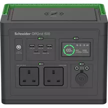 Apc | APC SE OffGrid Portable Power Station 500  LiIon battery, LCD, 2x UK
