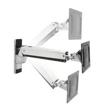 Ergotron Interactive Arm, VHD 152.4 cm (60") Wall Aluminium, Black