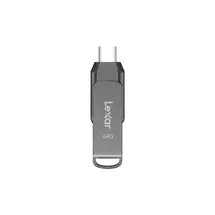 Lexar JumpDrive Dual Drive D400 USB flash drive 64 GB USB TypeA / USB