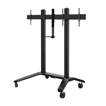 B-Tech Universal Twin Screen VC Trolley (VESA 600 x 400)