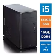 Spire MATX Tower PC, Fractal Core 1100 Case, i514400, 16GB DDR4, 512GB