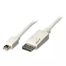 Audio Cables | Lindy 3m Mini DisplayPort to DisplayPort Cable, White