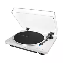 AudioTechnica ATLP70XBT Beltdrive audio turntable Silver, White Fully