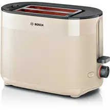 Bosch TAT2M127GB toaster 6 2 slice(s) 950 W Cream | In Stock
