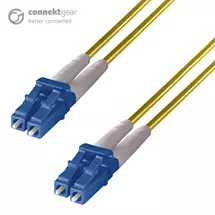 connektgear 1.5m Duplex Fibre Optic SingleMode Cable OS2 9/125 Micron
