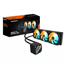 GIGABYTE GAMING 360 Liquid CPU Cooler 3x120mm ARGB Fans, slidein