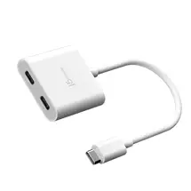 Video Cable | j5create USB-C to Dual USB-C with Video or Power Delivery