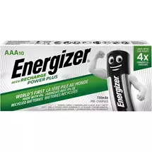 Energizer Rechargeable Power Plus AAA Battery 700mAh (Pack 10)