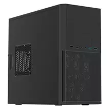 Vida Corporate Black Office Case with a 500W PSU, Micro ATX, 12cm Fan,