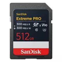 Sandisk Memory Cards | SanDisk Extreme PRO 512 GB SDXC UHS-II Class 10 | In Stock