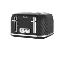 Breville VTT786 toaster 9 4 slice(s) 1650 W Black, Chrome