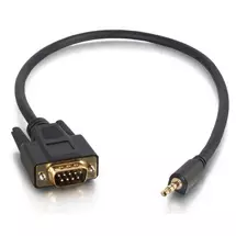 C2g Displayport Cables | C2G 0.5m DB9 - 3.5mm m/m Black | In Stock | Quzo UK
