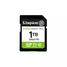 Memory Cards | Kingston Technology 1TB SDXC Canvas Select Plus Gen3 150MB/s C10 UHSI