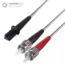 connektgear 2m Duplex Fibre Optic MultiMode Cable OM1 62.5/125 Micron