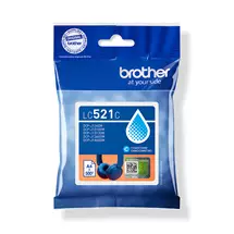Brother LC521C Genuine Ink Cartridge - Cyan | In Stock