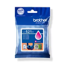 Brother LC521M Genuine Ink Cartridge - Magenta | In Stock