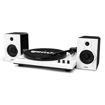 Gemini TT-900BW Belt-drive audio turntable Black, White