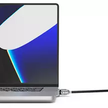COMPULOCKS Cable Locks | Compulocks Ledge Lock Adapter for MacBook Pro 16" M1, M2 & M3 with