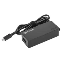 Manhattan Mains USBC Laptop Charger 65W, AC (UK) to TypeC Power