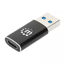 Cable Gender Changers | Manhattan USBC to USBA Adapter, Female to Male, 10 Gbps (USB 3.2 Gen2