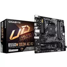 GIGABYTE B550M DS3H AC R2 Motherboard  AMD Ryzen 5000 CPUs, 5+3 Phases