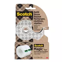 Scotch Stainless Steel Tape Dispenser With 2 Rolls of Scotch Magic
