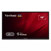 Viewsonic VA1650 16 inch USBC Lightweight Portable IPS Monitor, Full