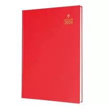 Collins 35 Desk Diary A5 Week to View 2026 Red 35.15-26 - 823311