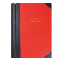 Collins 42 Desk Diary A4 2 Page Per Day 2026 Red/Black 42.1526