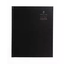 Collins Quarto Desk Diary Week to View Appointments 2026 Black