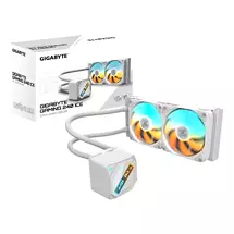 GIGABYTE GAMING 240 ICE Liquid CPU Cooler 2x120mm ARGB Fans, slidein