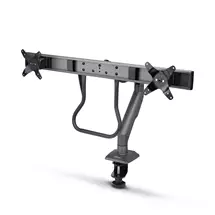 StarTech.com Desk Mount Dual Monitor Arm with Crossbar, Up To 27"