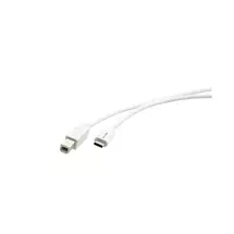 Kramer Electronics C-USB/CB-10 USB cable USB 2.0 3 m USB C USB B White