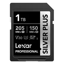 UHS-I Memory | Lexar Professional SDXC SilverP UHS-I 1 TB | In Stock