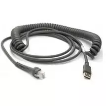 Barcode Reader Accessories | Datalogic 5m USB2.0 A. Product colour: Black, Connector 1: USB A,