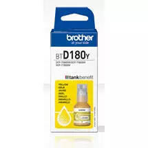 Brother Ink Cartridges | Brother BTD180Y Yellow Genuine Ink Bottle | In Stock