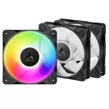 ARCTIC P12 Pro ARGB 12cm PWM Case Fans w/ Cable Splitters (3 Pack),
